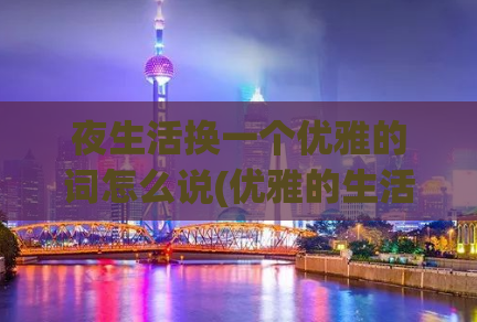 夜生活换一个优雅的词怎么说(优雅的生活方式：夜间时光的精致体验)