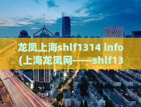 龙凤上海shlf1314 info(上海龙凤网——shlf1314 info，探索城市秘密)