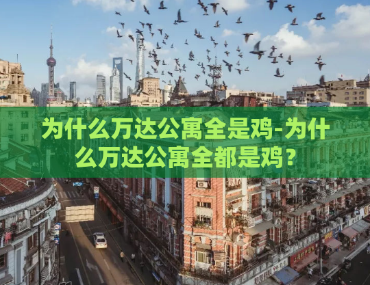 为什么万达公寓全是鸡-为什么万达公寓全都是鸡？