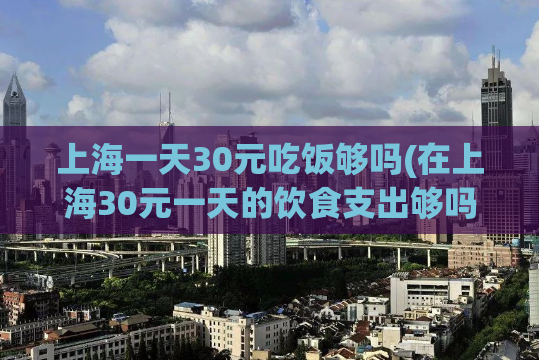 上海一天30元吃饭够吗(在上海30元一天的饮食支出够吗？)